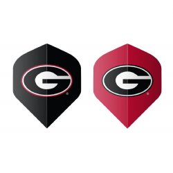 University of Georgia - Georgia Bulldogs Fan's Choice Dartboard, Dart & Cabinet Set in Black<BR>FREE SHIPPING