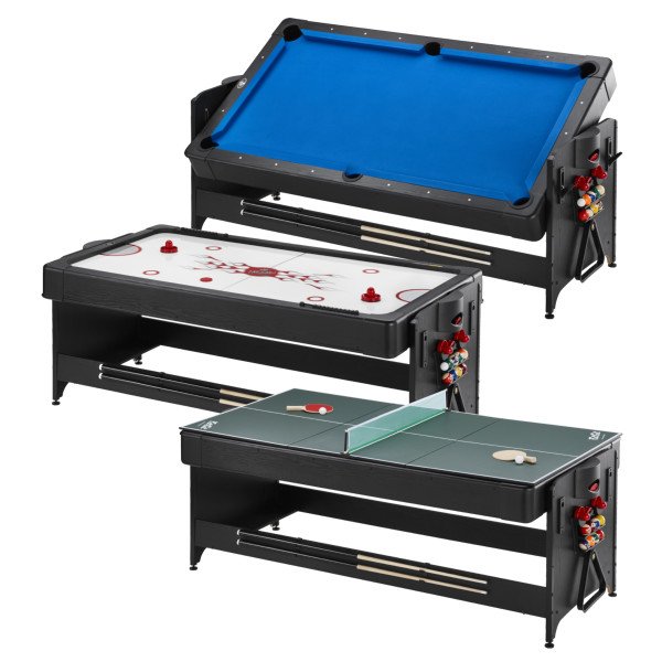 Fat Cat 3 In 1 Game Table Pool, Pool Table Vs Ping Pong