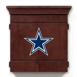 Dallas Cowboys Classic Dartboard Cabinet set<BR>FREE SHIPPING