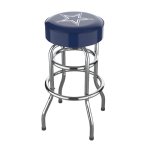 Dallas Cowboys Chrome Pub Bar Stool<BR>FREE SHIPPING