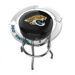 Jacksonville Jaguars Chrome Pub Bar Stool<BR>FREE SHIPPING