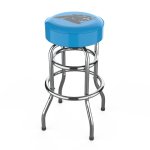 Carolina Panthers Chrome Pub Bar Stool<BR>FREE SHIPPING