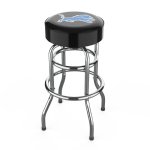 Detroit Lions Chrome Pub Bar Stool<BR>FREE SHIPPING