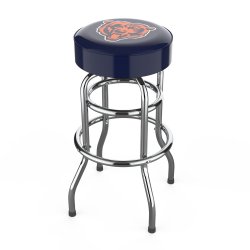 Chicago Bears Chrome Pub Bar Stool<BR>FREE SHIPPING