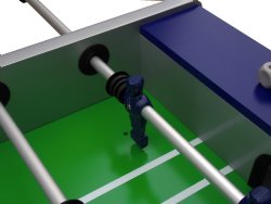 "The Florida" Blue Weatherproof / Outdoor Foosball Table by Berner Billiards<br>FREE SHIPPING