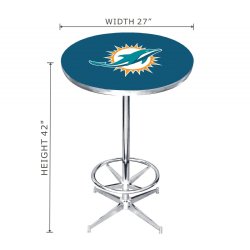 Miami Dolphins Pub Table