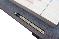 "The Weathered" Shuffleboard Table in Black Oak - available in 12, 14, 16, 18, 20 & 22 foot by Berner Billiards <BR>FREE SHIPPING