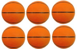 6 pack of Replacement Mini Basketballs