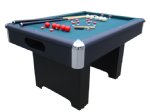 "The Basic" Slate Bumper Pool Table in Black by Berner Billiards<br>FREE SHIPPING - ON SALE