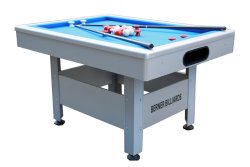 The Orlando Outdoor Bumper Pool Table in Silver by Berner Billiards<BR>FREE SHIPPING - ON SALE