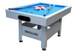 The Orlando Outdoor Bumper Pool Table in Silver by Berner Billiards<BR>FREE SHIPPING - ON SALE