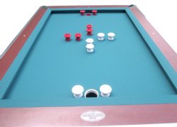 "The Brickell" Pro Slate Bumper Pool Table in Cherry by Berner Billiards<br>FREE SHIPPING - ON SALE