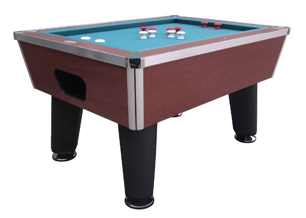 Berner Billiards The Brickell Pro Slate Bumper Pool Table in Cherry ...