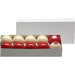 Full Set of Replacement Bumper Pool Balls in Red & White<br>FREE SHIPPING