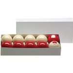 Full Set of Replacement Bumper Pool Balls in Red & White<br>FREE SHIPPING
