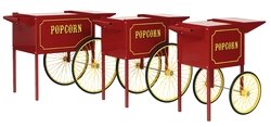 Small Cart for 4 oz Poppers ~ Red or Black by Paragon