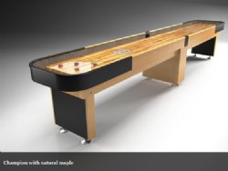 Championship Shuffleboard Table by Champion - available in 9', 12', 14', 16', 18', 20' & 22'<BR>FREE SHIPPING