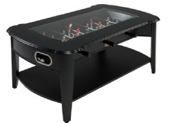 The Maxwell 2 in 1 Game Table: Foosball & Coffee Table in Black by Berner Billiards<br>FREE SHIPPING