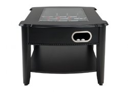 The Maxwell 2 in 1 Game Table: Foosball & Coffee Table in Black by Berner Billiards<br>FREE SHIPPING