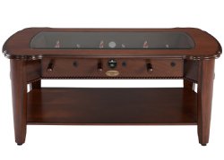 The Maxwell 2 in 1 Game Table: Foosball & Coffee Table in Antique Walnut by Berner Billiards<br>FREE SHIPPING