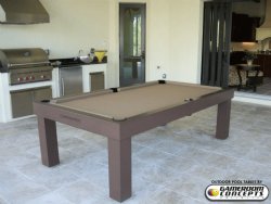 The Cosmopolitan Contemporary Indoor / Outdoor All Weather Pool Table by Gameroom Concepts