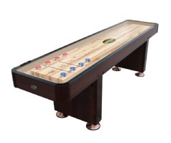 "The Standard" 9 Foot Shuffleboard Table by Berner Billiards in Cherry, Espresso or Black<BR>FREE SHIPPING