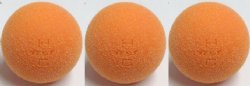 Garlando High Control Orange Foosballs / Balls - set of 3 <BR>FREE SHIPPING