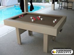 Outdoor All Weather Slate Bumper Pool Table by GRC<BR>FREE SHIPPING