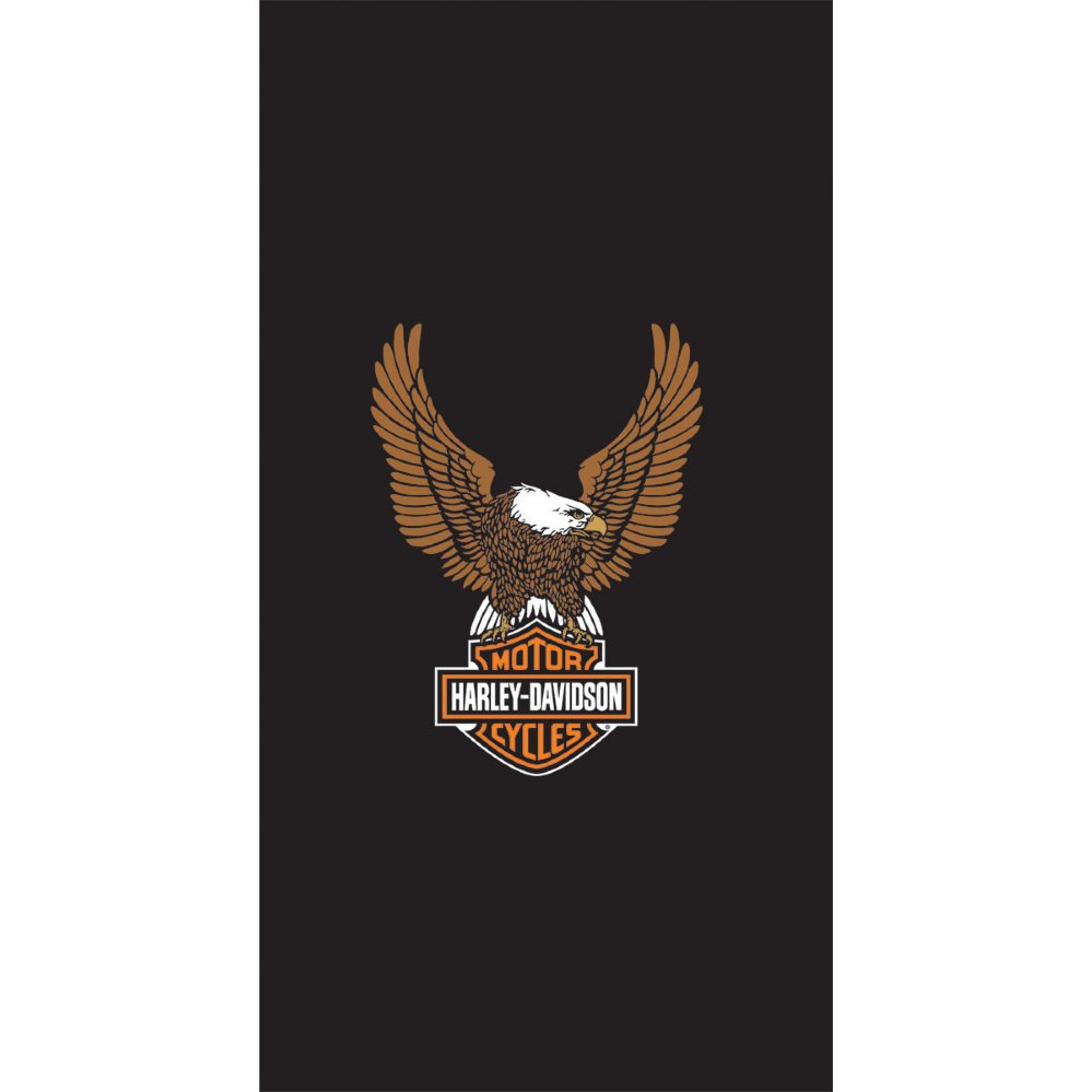 Harley-Davidson Eagle Billiard Cloth for 9 foot Pool Table GameTables4Less