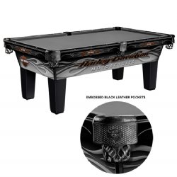 H-D® 7 Foot Radical Flames Pool Table ~ Harley-Davidson®