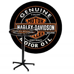 H-D® Oil Can Cafe' Pub Table ~ Harley-Davidson®