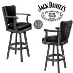 Jack Daniel's® Bar Stool w/ Backrest