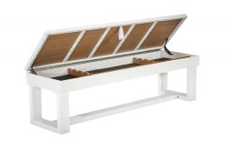 8 foot Lanai Pool Table in Pearl White by American Heritage Billiards<br>FREE SHIPPING - JULY 4th SALE