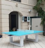 The Lupo Contemporary Indoor / Outdoor All Weather Ping Pong Table by Gameroom Concepts