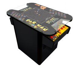 Pac-Man Pixel Bash Video Game Cocktail Table in Black by Namco <BR>FREE SHIPPING