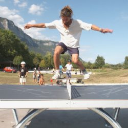 PARK Outdoor Stationary Table Tennis in Gray by Cornilleau<BR>FREE SHIPPING