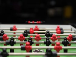 Pro Foos III Foosball Table in Black by Shelti<br>FREE SHIPPING