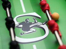 Pro Foos III Foosball Table in Black by Shelti<br>FREE SHIPPING