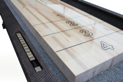 "The Weathered" Shuffleboard Table in Black Oak - available in 12, 14, 16, 18, 20 & 22 foot by Berner Billiards <BR>FREE SHIPPING