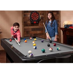 Pockey 3 in 1 Pool, Air Hockey & Ping Pong Table with Gray Cloth by FatCat <BR>FREE SHIPPING