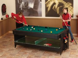 Pockey 2 in 1 Pool & Air Hockey Table by FatCat <BR>FREE SHIPPING