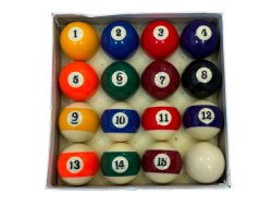 Full Set of 2-1/4" Regulation Size Pool / Billiard Balls<br>FREE SHIPPING