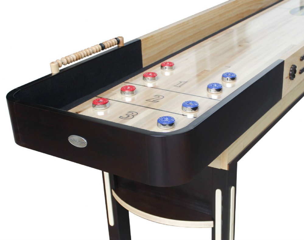 Berner Billiards Premier Limited Edition Shuffleboard Table in Espresso