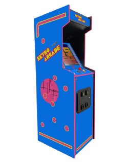 Full Size Retro Arcade Video Game Machine - 60 Games - Upright Cabinet Style D<BR>FREE SHIPPING