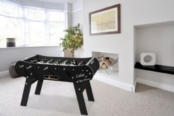 René Pierre Black Noir Color Foosball Table<br>FREE SHIPPING