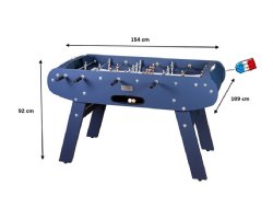 René Pierre Onyx Foosball Table in Marine Blue<br>FREE SHIPPING