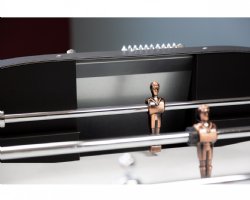 René Pierre Onyx Foosball Table in Black Matte<br>FREE SHIPPING - 1 LEFT