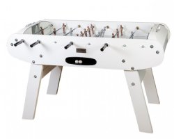 René Pierre Onyx Foosball Table in White Matte<br>FREE SHIPPING - OUT OF STOCK