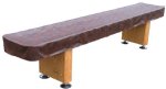 Table Cover for Shuffleboard Table in Brown
