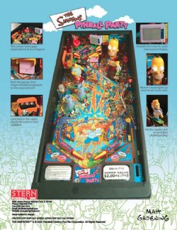 Simpsons Pinball Machine